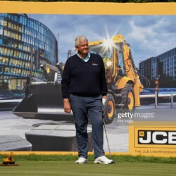UTTOXETER, ENGLAND - AUGUST 03: Colin Montgomerie of Scotland in action during Day One of the JCB Championship 2023 at JCB Golf & Country Club on August 03, 2023 in Uttoxeter, England. (Photo by Phil Inglis/Getty Images)